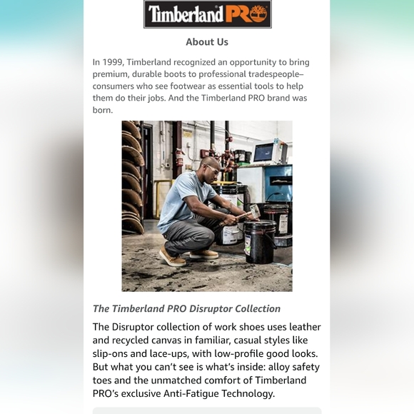 🔥TIMBERLAND PRO🔥ANTI FATIGUE SHOE🔥NWOT🔥SZ 9W🔥STEEL TOE🔥 - Picture 7 of 12